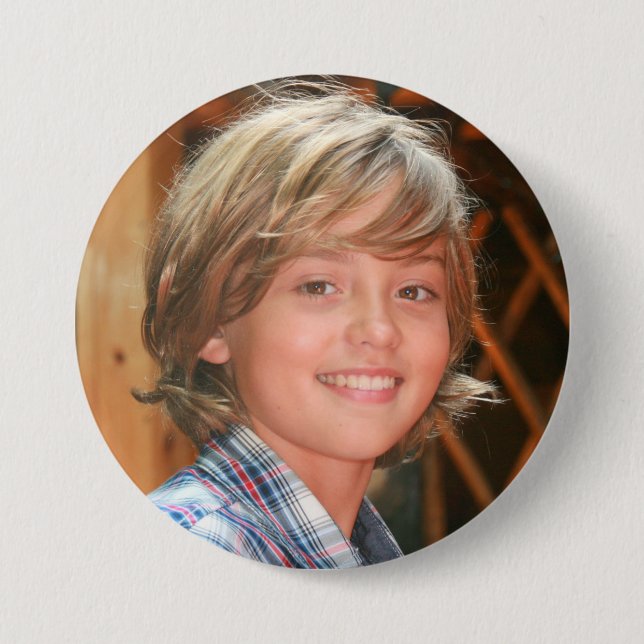 CUSTOM PHOTO LARGE BUTTON (Front)