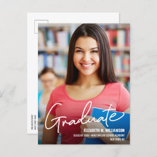 Custom Photo Law School Graduate Announcement