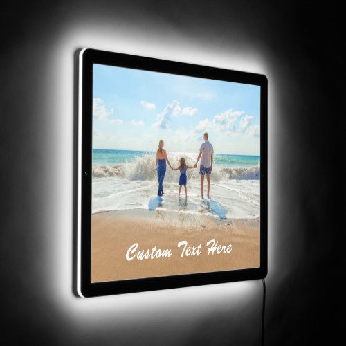 Custom Photo LED Sign Gift Your Photos and Text