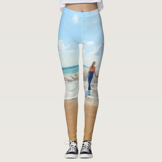 Custom Photo Leggings Your Own Design Personalized (Front)