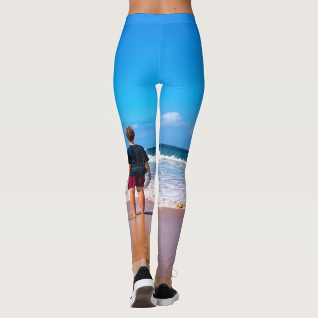 Custom Photo Leggings Your Personalized Gift (Back)