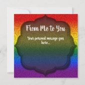 Custom Photo LGBTQ Gay Valentine's Day Card | Zazzle