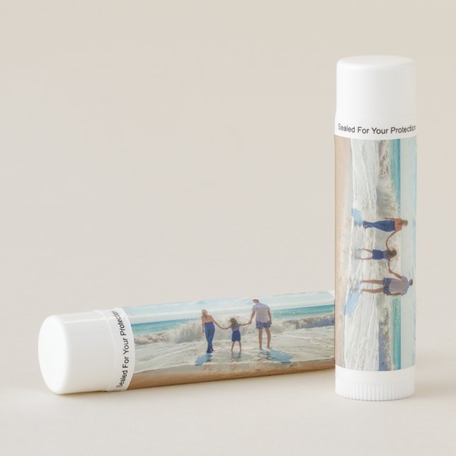 Custom Photo Lip Balm Your Own Design Personalized (Front)