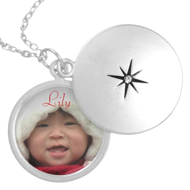 Custom Photo Locket Necklace (Front)