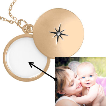 Custom Photo Logo Art Slogan Create It Yourself Gold Plated Necklace by Giftsyoucreate at Zazzle