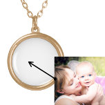 Custom Photo Logo Art Slogan Create It Yourself Gold Plated Necklace<br><div class="desc">Gold Plated Necklace,  see the different sizes and types. Personalize it with your photo,  artwork,  and logo when you replace the transparent image with your own. Edit it using the Design Tool Bar to add Text or resize the image. For questions or help contact Sandy at admin@giftsyoutreasure.com</div>