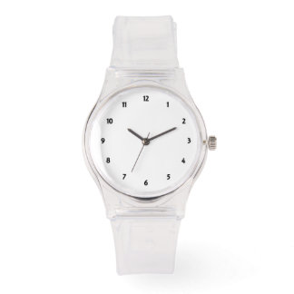 Custom Photo Logo Art Slogan Sporty Pink Silicon Watch