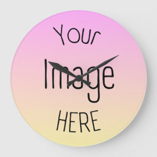Custom Photo & Logo Clocks – Personalized