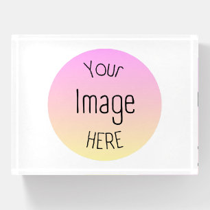 Custom Photo & Logo Paperweights – Personalized Paperweight