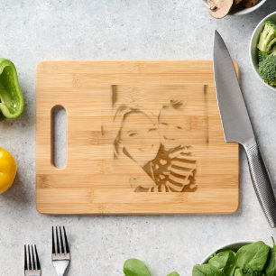 Custom Photo Logo Personalized Kitchen Gift Engraved Cutting Board
