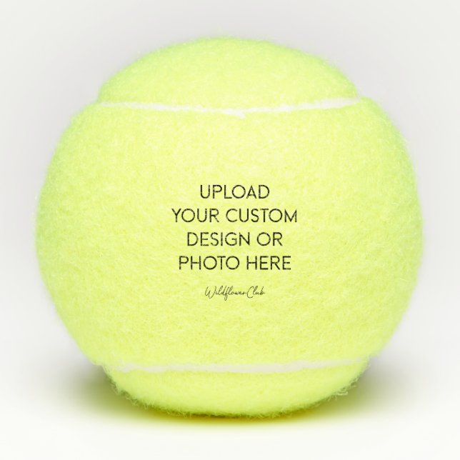 Custom Photo Logo  Tennis Balls (Front)