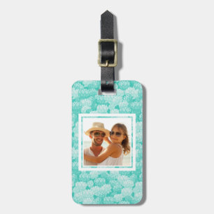 Custom Photo Lotus pattern 2 Luggage Tag