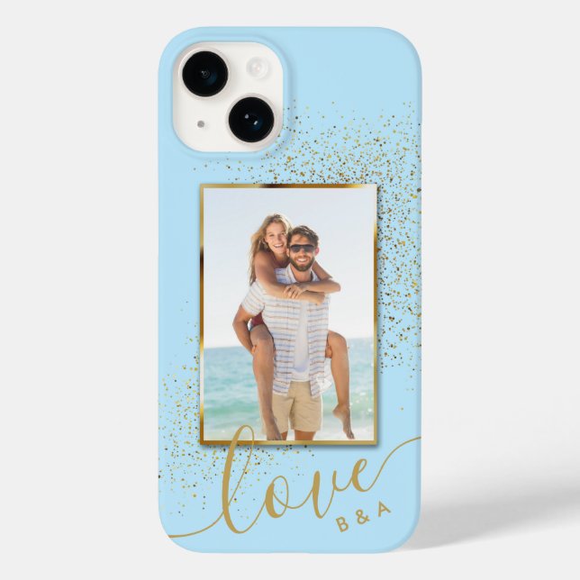 Custom Photo LOVE Case-Mate iPhone Case (Back)