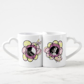 Custom Photo Love Flowers Lovers Mugs by valentines_store at Zazzle
