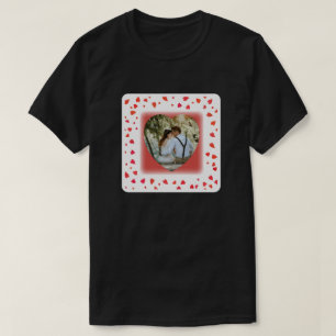 Custom Photo Love Hearts Valentine's T-Shirt