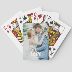 Custom Photo Love Script Playing Cards – Personali Poker Cards