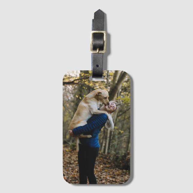 Custom Photo  Luggage Tag (Front Vertical)