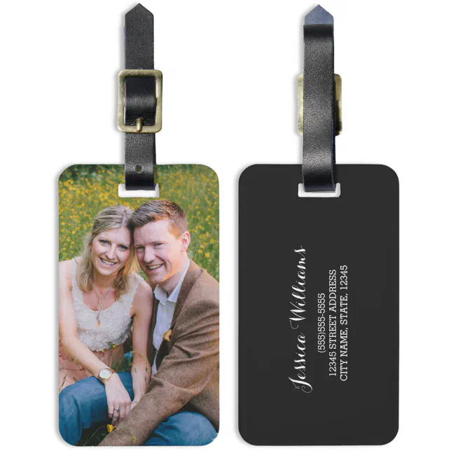 Custom Photo Luggage Tag Zazzle