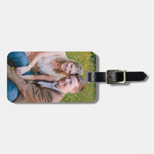 Custom Photo Luggage Tag | Zazzle