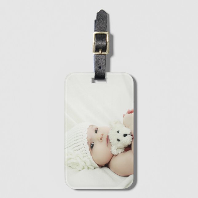 Custom Photo Luggage Tag (Front Vertical)