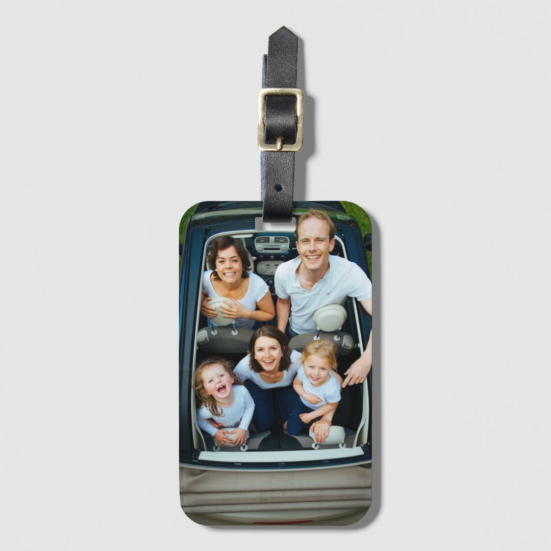 Custom Photo Luggage Tag Zazzle
