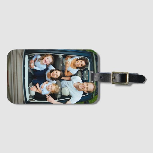 Custom Photo Luggage Tag | Zazzle