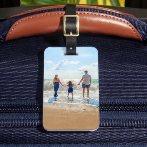 Custom Photo Luggage Tag with Your Favorite Photos