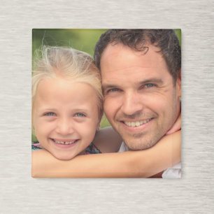 Custom photo magnet