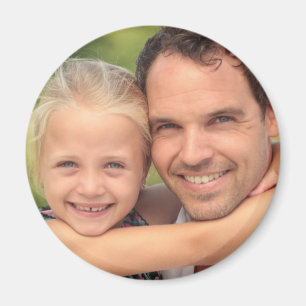 Custom photo magnet
