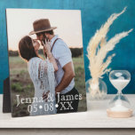 Custom Photo Make it Unique Wedding Anniversary Plaque<br><div class="desc">Add your favorite photo to customize and personalize this elegant photo plaque. Romantic and beautiful wedding or anniversary gift. 

Photo by Jessica Rockowitz from Unsplash,  thank you!</div>