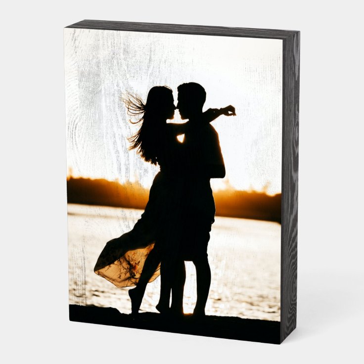 Custom Photo Make It Unique Wooden Box Sign Zazzle