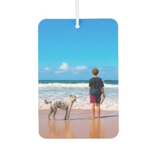 Custom Photo Make Your Own Design _ I Love My Pet  Air Freshener