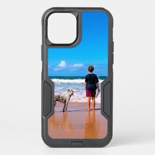 Custom Photo Make Your Own Design _ I Love My Pet  OtterBox Commuter iPhone 12 Case