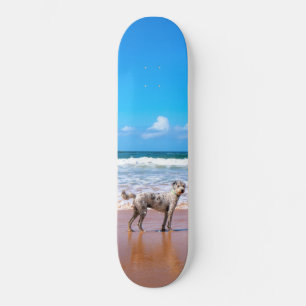 Custom Photo Make Your Own Design - I Love My Pet Skateboard