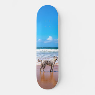 Custom Photo Make Your Own Design - I Love My Pet  Skateboard