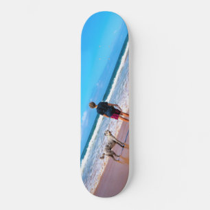 Custom Photo Make Your Own Design I Love My Pet Skateboard
