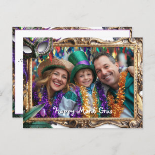 Custom photo Mardi Memories Postcard