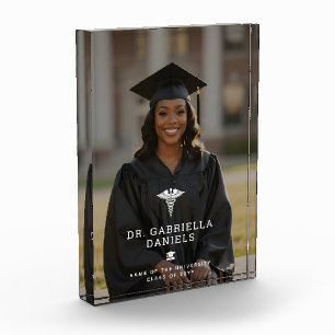 Custom Photo Medical School Doctor Graduation Acrylic Award