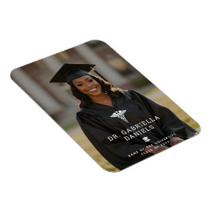 Custom Photo Medical School Doctor Graduation Magnet