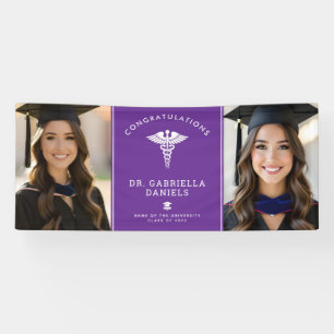 Custom Photo Medical School Doctor Nurse Graduate Banner