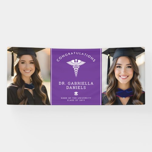 Custom Photo Medical School Doctor Nurse Graduate Banner