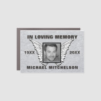 Custom Photo Memorial Car Magnet