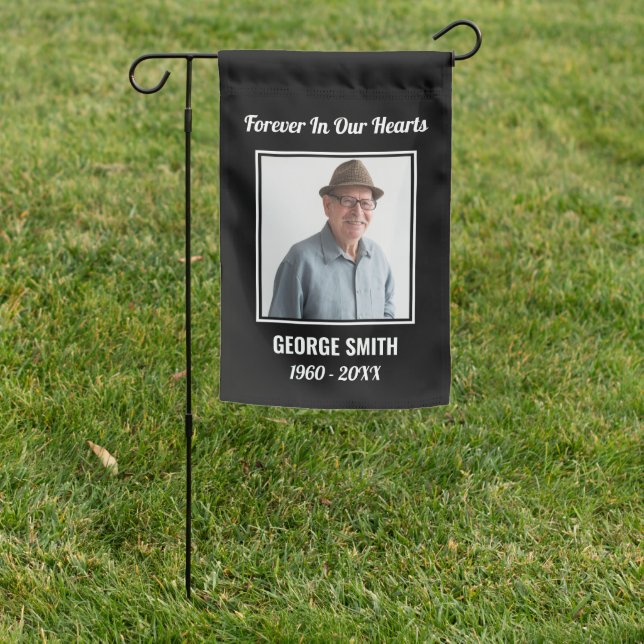 Custom Photo Memorial Cemetery Cemetery Decoration Garden Flag (In SItu)