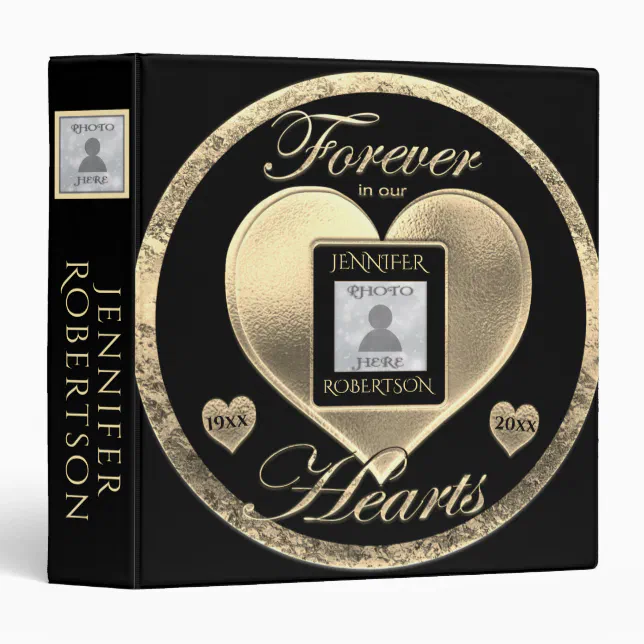 Custom Photo Memorial in Loving Memory 3 Ring Binder | Zazzle