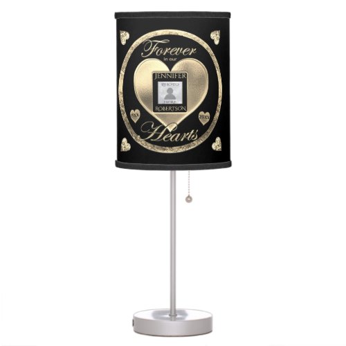 Custom Photo Memorial in Loving Memory  Table Lamp