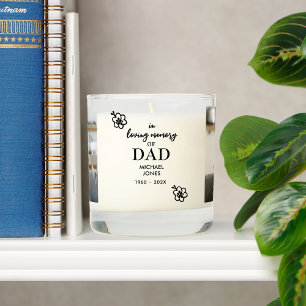 Custom Photo Memorial Keepsake – Personalized Scented Candle