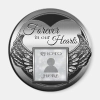 Custom Photo Memorial Magnet