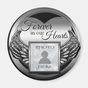 Custom Photo Memorial Magnet