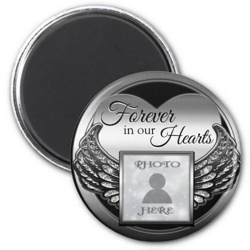 Custom Photo Memorial Magnet