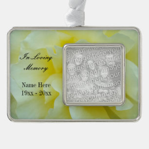 Custom photo memorial ornament In loving memory